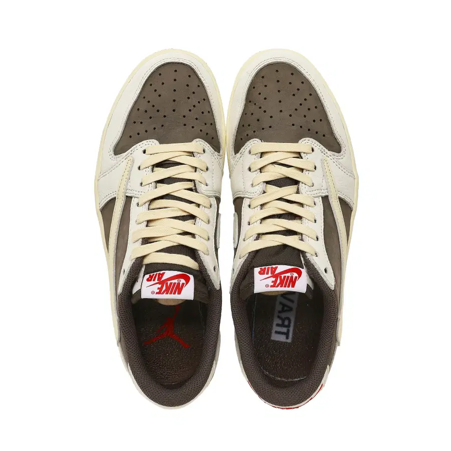 [255] Air Jordan 1 x Travis Scott Retro Low OG "Sail and Rezhok"