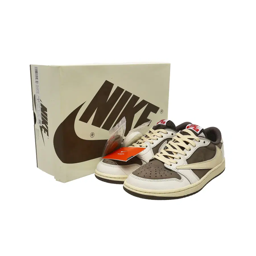 [255] Air Jordan 1 x Travis Scott Retro Low OG "Sail and Rezhok"