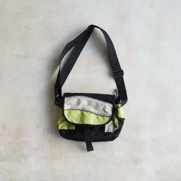 90s L.L.Bean 엘엘빈 숄더백 블랙 x 그린