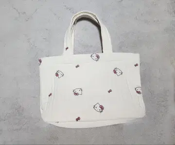 니시마츠야 헬로키티 누비백 이불 토트 화이트 M