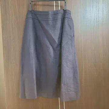 MARGARET HOWELL 다크 퍼플 무릎 아래 스커트 사이즈 I