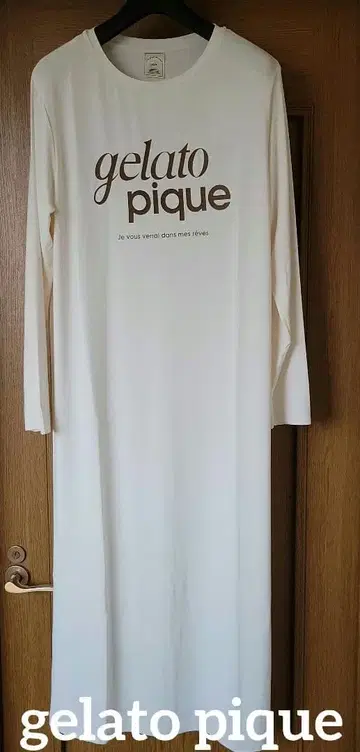 gelato pique 화이트 롱 원피스 FSize