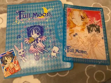 [헤이세이 레트로] 리본 부록 보름달을 찾아서 파일, 책받침, 카드