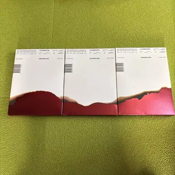 LE SSERAFIM UNFORGIVEN 3권 세트