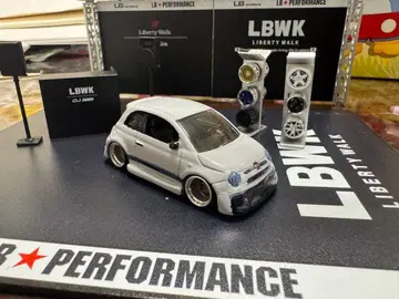 아바스 피아트 500 핫휠 미니카 커스텀 딥림 샤코탄