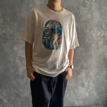 PUBLUX STAR WARS EP4 프린트 T셔츠 XL 빅 실루엣