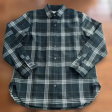 23구 로캐론 콜라보 블라우스 타탄 체크 스코틀랜드 그린