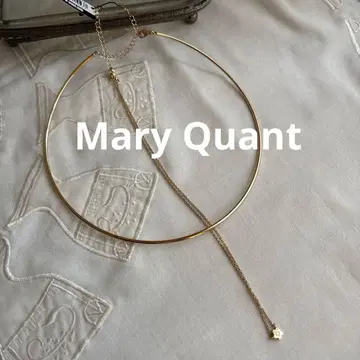 새상품 마리콴트 콤비네이션 메탈 목걸이 세트 골드