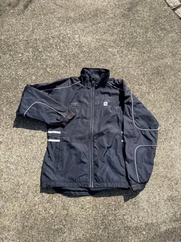 UMBRO 나일론 자켓 S 블랙 축구 테크 계열 드로 코드