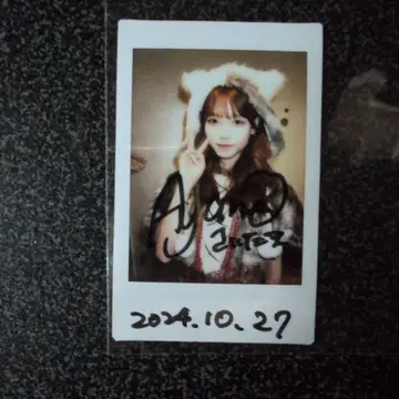 AKB48 타카하시 아야네 친필 사인 폴라로이드