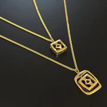 A.P.C. 2연 골드 목걸이