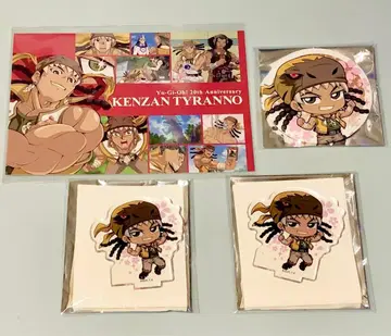 유희왕 GX 티라노 검산 아크릴 스탠드 캔뱃지 엽서 꽃놀이