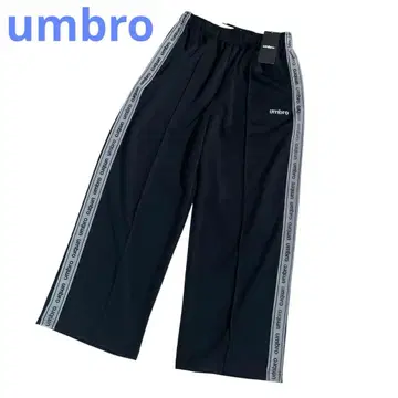 새상품 umbro 엄브로 와이드 팬츠 저지 테이프 로고 남성용 M 사이즈