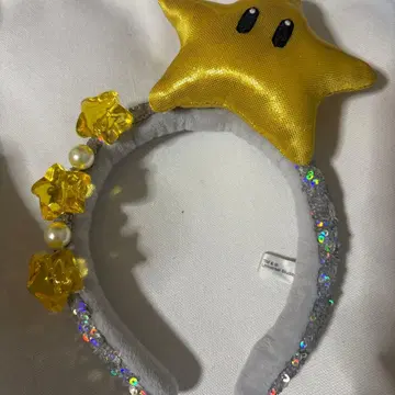 유니버셜 USJ 머리띠 마리오 스타