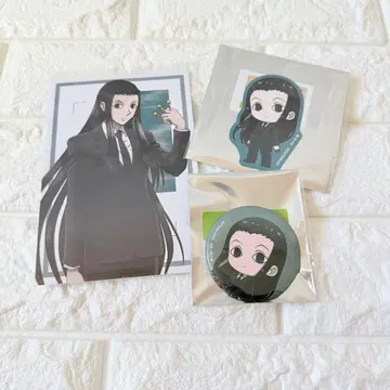 헌터헌터 이르미 SD 캐릭터 글리터 캔뱃지 스티커