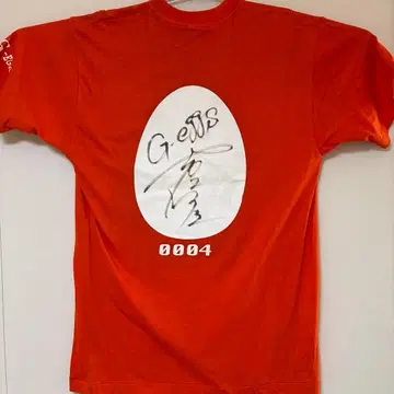 신일본 프로레슬링 G 에그스 요시에 유타카 선수 사인 포함 T셔츠