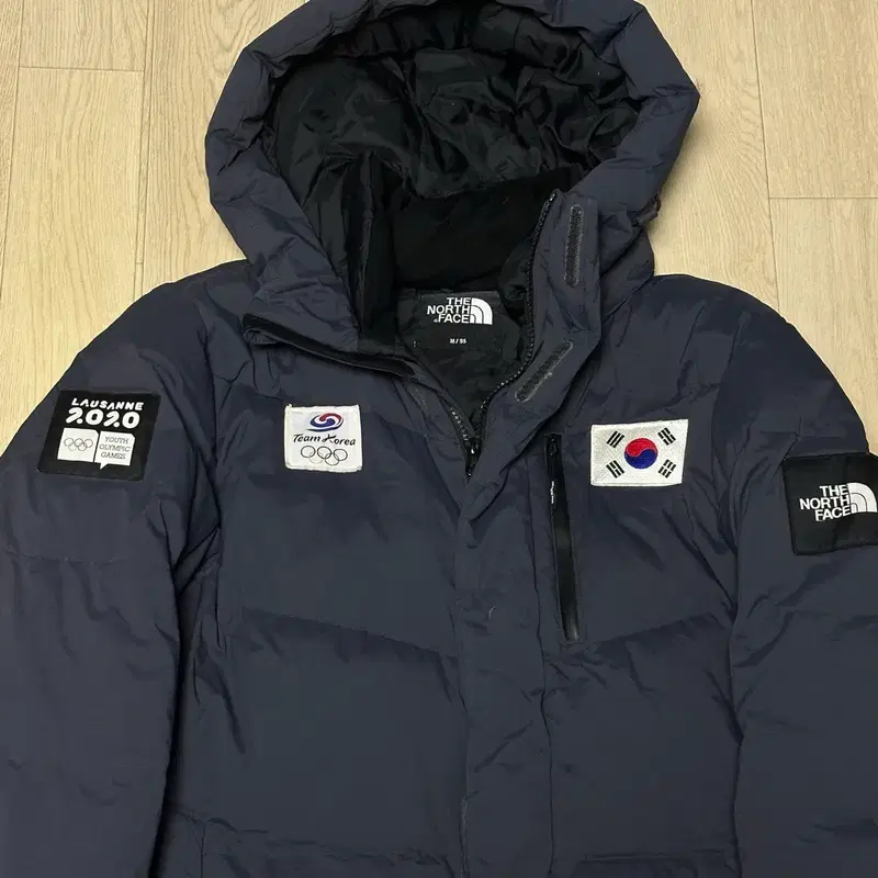 (L) 노스페이스 팀코리아 네이비 롱패딩