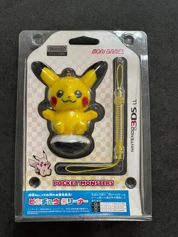 [미사용 새상품] 피카츄 클리너 닌텐도 3DSLL 포켓몬스터