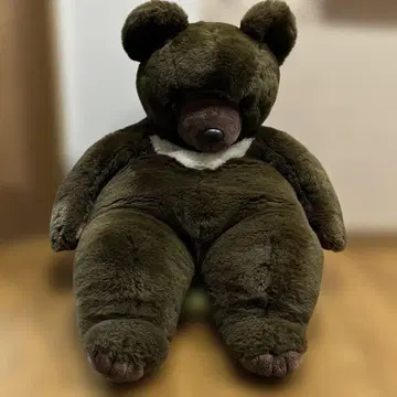 다크 브라운 곰 모양 빅 봉제 인형