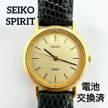 작동품 배터리 교환 완료 세이코 스피릿 손목시계 SEIKO SPIRIT