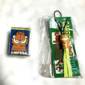 가필드 피규어 스트랩 희귀 1980년 일본제 스트랩 세트 판매