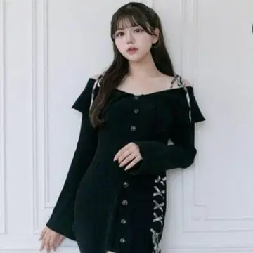 OLIVE des OLIVE Belle Charme 니트 원피스