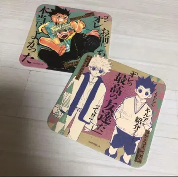 HUNTER x HUNTER 헌터헌터 아트 코스터 곤 키루아