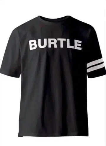 BURTLE 바틀 4087 T셔츠 M사이즈 블랙 반팔T셔츠