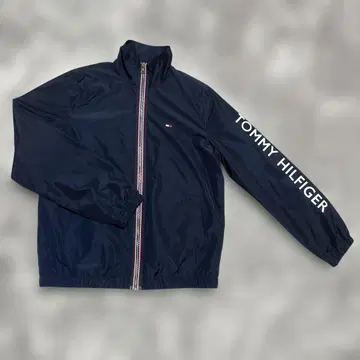 타미힐피거 골프 블루종 윈드브레이커 자켓 나일론