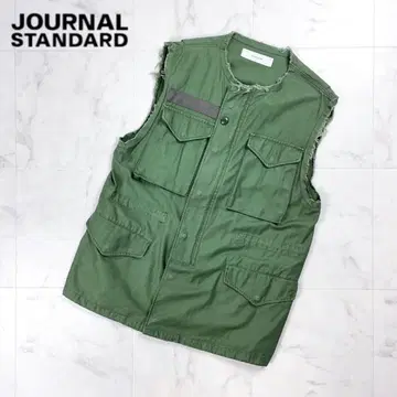 저널 스탠다드 컷오프 밀리터리 베스트 카키 사이즈 F*GD712