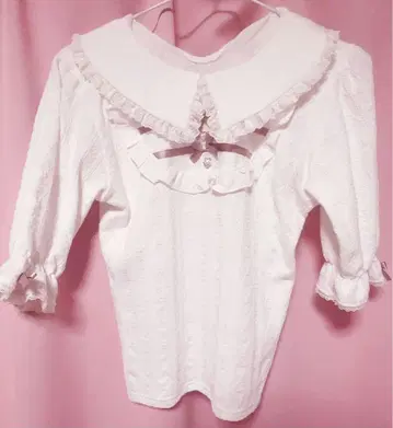 NOEMIE 더블 리본 케이블 자카드 티셔츠