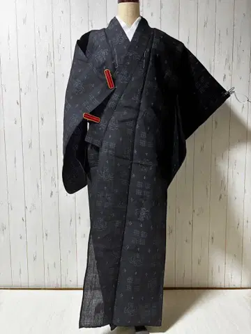 여름 아이템 꽃 무늬의 린넨 기모노 m4467