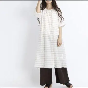 미착용 스튜디오 클립 린넨 겉옷 원피스