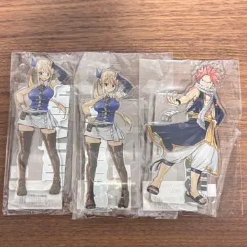 페어리 테일 아크릴 스탠드 3개 세트 루시 나츠