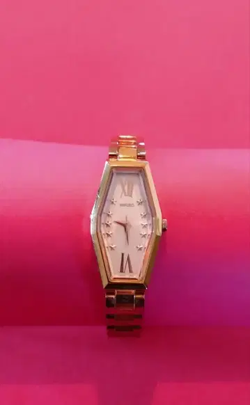 세이코 와이어드 에프 손목시계 핑크 골드 [ 배터리 교환 완료 ]