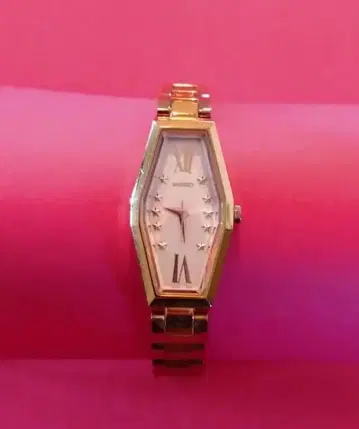 세이코 와이어드 에프 손목시계 핑크 골드 [ 배터리 교환 완료 ]