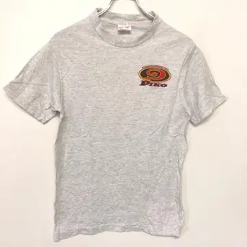 90's sof tee Piko 구제 의류 멜란지 프린트 T셔츠 USA제
