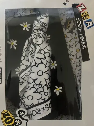 rom&nd x zo&FRIENDS 스카프 파우치 지용