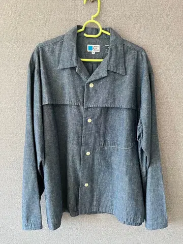 JAPAN BLUE JEANS 6oz 코튼 바나나 샴브레이 긴팔 셔츠