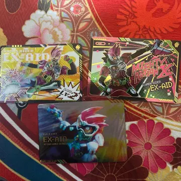 가면라이더 이그제이드 스크래치 카드 세트