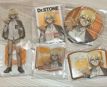 Dr.STONE 제비뽑기당 류수이 아크릴 스탠드 캔뱃지 아크릴 키링