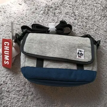 CHUMS 숄더백 그레이/네이비 새상품