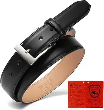 [새상품] minca 가죽 벨트 최고급 도치기 가죽 비즈니스 남성용