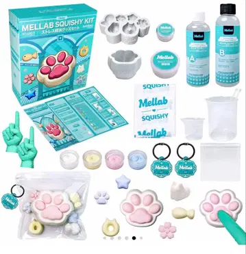신상 MELLAB SQUISHY KIT 스퀴즈 캣클로 3세트