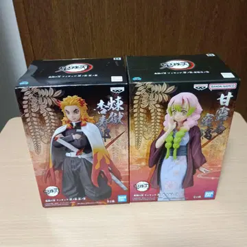 귀멸의 칼날 렌고쿠 쿄쥬로 칸로지 미츠리 피규어 세트