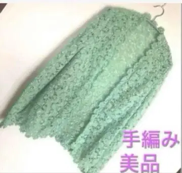 [새상품급] 여성용 가디건 봄 긴팔 핸드메이드 손뜨개질