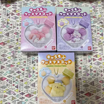 산리오 캐릭터 모후케이스 마스코트 마이멜로디 쿠로미 푸딩