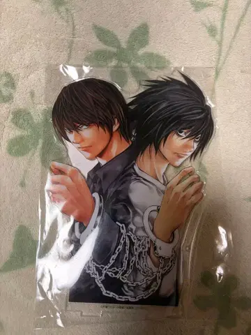 데스노트 럭키 캔뱃지 아크릴 스탠드 야가미 라이토 L