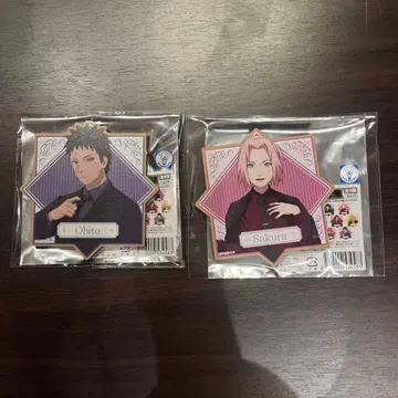 NARUTO 우치하 오비토 하루노 사쿠라 DressUp 우드 코스터