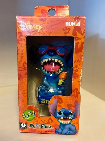 디즈니 풀 페이스 릴로 & 스티치 피규어 스티치 아이스크림